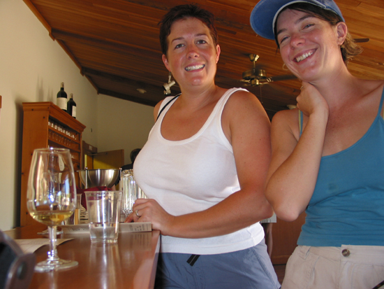Joanne & Jackie at Ridge Winery. *HIC*