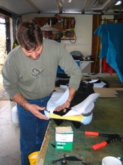 Appying the cover